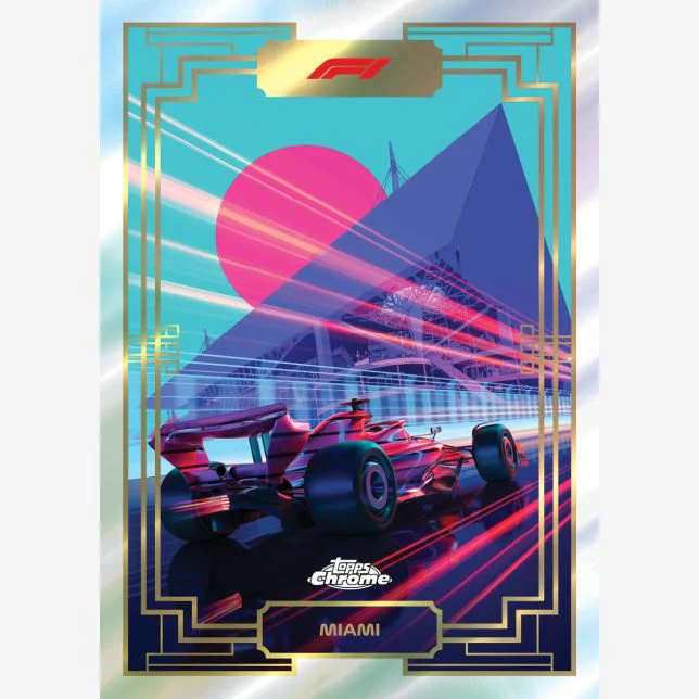 2023 Topps Chrome F1 Formula 1 Racing Hobby Box - Image 4